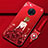 Custodia Silicone Gel Morbida Abito Ragazza Cover per Vivo Nex 3S Rosso