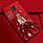 Custodia Silicone Gel Morbida Abito Ragazza Cover S01 per Huawei Nova 5z Rosso Rosa