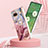 Custodia Silicone Gel Morbida Fantasia Modello Cover con Anello Supporto Y01B per Google Pixel 7a 5G