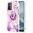 Custodia Silicone Gel Morbida Fantasia Modello Cover con Anello Supporto Y01B per OnePlus Nord N200 5G