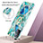 Custodia Silicone Gel Morbida Fantasia Modello Cover con Anello Supporto Y01B per Oppo A93 5G