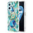 Custodia Silicone Gel Morbida Fantasia Modello Cover con Anello Supporto Y01B per Oppo A96 4G