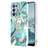 Custodia Silicone Gel Morbida Fantasia Modello Cover con Anello Supporto Y01B per Oppo Reno6 Pro+ Plus 5G