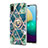 Custodia Silicone Gel Morbida Fantasia Modello Cover con Anello Supporto Y01B per Samsung Galaxy A02