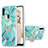 Custodia Silicone Gel Morbida Fantasia Modello Cover con Anello Supporto Y01B per Samsung Galaxy A11