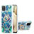 Custodia Silicone Gel Morbida Fantasia Modello Cover con Anello Supporto Y01B per Samsung Galaxy A12