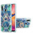 Custodia Silicone Gel Morbida Fantasia Modello Cover con Anello Supporto Y01B per Samsung Galaxy A20