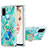 Custodia Silicone Gel Morbida Fantasia Modello Cover con Anello Supporto Y01B per Samsung Galaxy A21s
