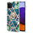 Custodia Silicone Gel Morbida Fantasia Modello Cover con Anello Supporto Y01B per Samsung Galaxy A22 4G