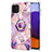 Custodia Silicone Gel Morbida Fantasia Modello Cover con Anello Supporto Y01B per Samsung Galaxy A22 4G