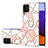 Custodia Silicone Gel Morbida Fantasia Modello Cover con Anello Supporto Y01B per Samsung Galaxy A22 4G Rosa