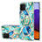 Custodia Silicone Gel Morbida Fantasia Modello Cover con Anello Supporto Y01B per Samsung Galaxy A22 4G Verde