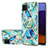 Custodia Silicone Gel Morbida Fantasia Modello Cover con Anello Supporto Y01B per Samsung Galaxy A22 5G Verde
