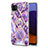 Custodia Silicone Gel Morbida Fantasia Modello Cover con Anello Supporto Y01B per Samsung Galaxy A22s 5G
