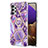 Custodia Silicone Gel Morbida Fantasia Modello Cover con Anello Supporto Y01B per Samsung Galaxy A32 5G