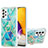 Custodia Silicone Gel Morbida Fantasia Modello Cover con Anello Supporto Y01B per Samsung Galaxy A72 4G