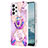 Custodia Silicone Gel Morbida Fantasia Modello Cover con Anello Supporto Y01B per Samsung Galaxy A73 5G