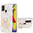 Custodia Silicone Gel Morbida Fantasia Modello Cover con Anello Supporto Y01B per Samsung Galaxy M31 Prime Edition Rosa