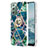 Custodia Silicone Gel Morbida Fantasia Modello Cover con Anello Supporto Y01B per Samsung Galaxy Note 20 5G