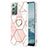 Custodia Silicone Gel Morbida Fantasia Modello Cover con Anello Supporto Y01B per Samsung Galaxy Note 20 5G