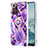 Custodia Silicone Gel Morbida Fantasia Modello Cover con Anello Supporto Y01B per Samsung Galaxy Note 20 Ultra 5G