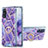 Custodia Silicone Gel Morbida Fantasia Modello Cover con Anello Supporto Y01B per Samsung Galaxy S20