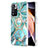 Custodia Silicone Gel Morbida Fantasia Modello Cover con Anello Supporto Y01B per Xiaomi Mi 11i 5G (2022) Verde Pastello
