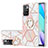 Custodia Silicone Gel Morbida Fantasia Modello Cover con Anello Supporto Y01B per Xiaomi Redmi 10 (2022) Rosa