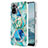 Custodia Silicone Gel Morbida Fantasia Modello Cover con Anello Supporto Y01B per Xiaomi Redmi Note 10S 4G