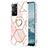 Custodia Silicone Gel Morbida Fantasia Modello Cover con Anello Supporto Y01B per Xiaomi Redmi Note 11 Pro 4G Rosa