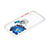 Custodia Silicone Gel Morbida Fantasia Modello Cover con Anello Supporto Y01X per Samsung Galaxy A03 Core Blu