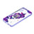 Custodia Silicone Gel Morbida Fantasia Modello Cover con Anello Supporto Y01X per Samsung Galaxy A03 Core Viola