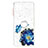 Custodia Silicone Gel Morbida Fantasia Modello Cover con Anello Supporto Y01X per Samsung Galaxy A12 5G Blu