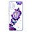 Custodia Silicone Gel Morbida Fantasia Modello Cover con Anello Supporto Y01X per Samsung Galaxy A32 5G Viola