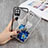 Custodia Silicone Gel Morbida Fantasia Modello Cover con Anello Supporto Y01X per Samsung Galaxy A42 5G