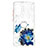 Custodia Silicone Gel Morbida Fantasia Modello Cover con Anello Supporto Y01X per Samsung Galaxy S20 FE (2022) 5G Blu