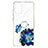 Custodia Silicone Gel Morbida Fantasia Modello Cover con Anello Supporto Y01X per Samsung Galaxy S20 Plus Blu