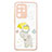 Custodia Silicone Gel Morbida Fantasia Modello Cover con Anello Supporto Y01X per Samsung Galaxy S20 Ultra 5G Giallo