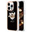 Custodia Silicone Gel Morbida Fantasia Modello Cover con Anello Supporto Y02B per Apple iPhone 13 Pro