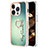 Custodia Silicone Gel Morbida Fantasia Modello Cover con Anello Supporto Y02B per Apple iPhone 13 Pro