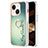 Custodia Silicone Gel Morbida Fantasia Modello Cover con Anello Supporto Y02B per Apple iPhone 15