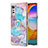 Custodia Silicone Gel Morbida Fantasia Modello Cover con Anello Supporto Y02B per LG Velvet 5G