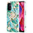 Custodia Silicone Gel Morbida Fantasia Modello Cover con Anello Supporto Y02B per Oppo A93 5G