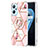 Custodia Silicone Gel Morbida Fantasia Modello Cover con Anello Supporto Y02B per Oppo A96 4G