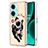 Custodia Silicone Gel Morbida Fantasia Modello Cover con Anello Supporto Y02B per Oppo K11x 5G