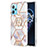 Custodia Silicone Gel Morbida Fantasia Modello Cover con Anello Supporto Y02B per Realme 9 Pro+ Plus 5G