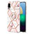 Custodia Silicone Gel Morbida Fantasia Modello Cover con Anello Supporto Y02B per Samsung Galaxy A02