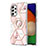 Custodia Silicone Gel Morbida Fantasia Modello Cover con Anello Supporto Y02B per Samsung Galaxy A23 4G
