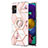 Custodia Silicone Gel Morbida Fantasia Modello Cover con Anello Supporto Y02B per Samsung Galaxy A51 5G