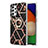 Custodia Silicone Gel Morbida Fantasia Modello Cover con Anello Supporto Y02B per Samsung Galaxy A52 4G